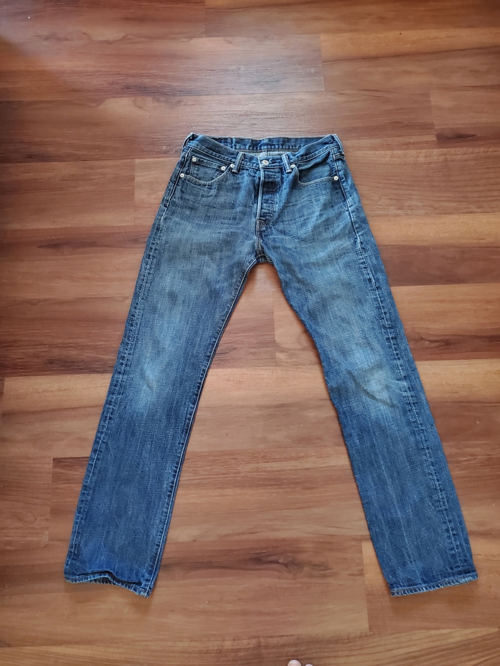 Levi's Men's 501 Straight Leg Jeans Sz 31x34-Tidal Blue